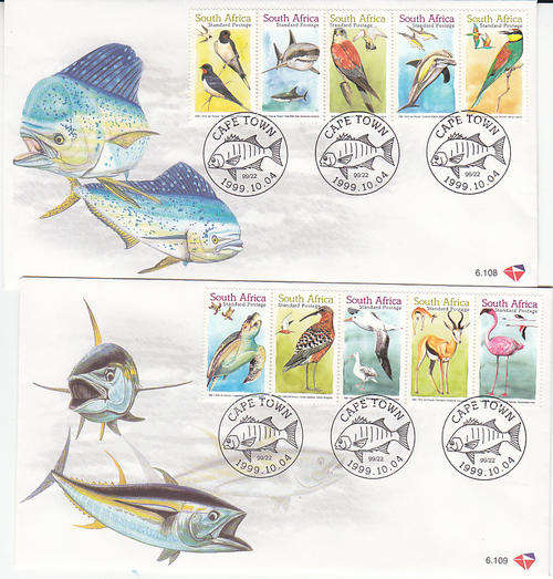 South Africa two fine modern first day covers 6.108 and 6.109