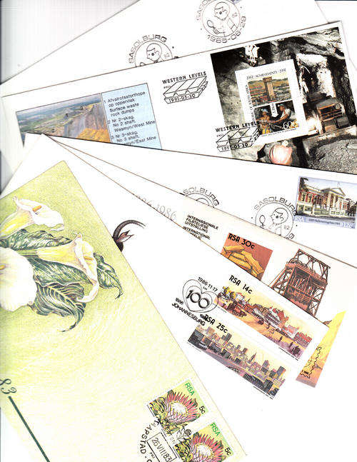 South Africa ten fine covers commemorating special events