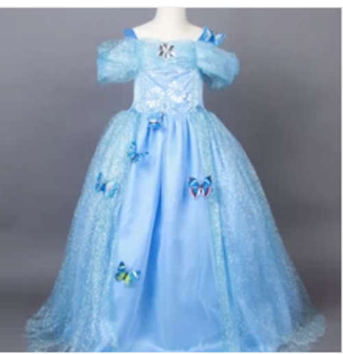 Cinderella dress-up costume for girls -  Age 6-7