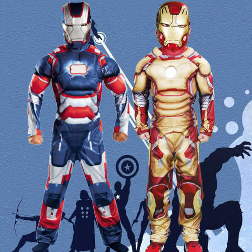 Ironman Muscles Costume - Age 5-6