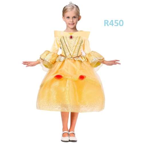 Belle Deluxe dress-up costume for girls Age 5-6