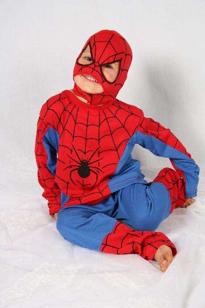 Spiderman dress up costume AGE 8-9
