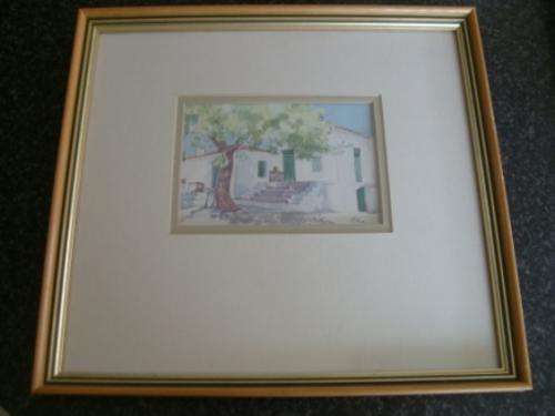 BEAUTIFUL!! WATERCOLOUR SIGNED RIKA FROM IN-FIN-ART GALLERY POSSIBLY RIKA DE KLERK