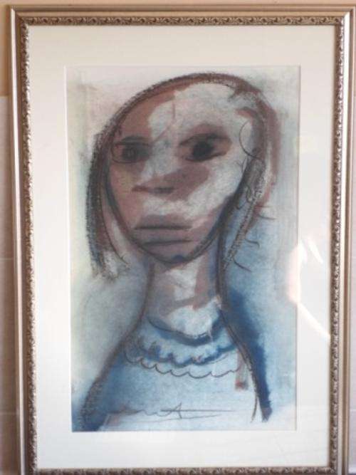 WOW!!! FRANS CLAERHOUT MIXED MEDIA ON PAPER  VALUE R8 500!!! With certificate from absolute art