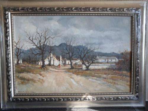 WOW!!! LARGE DON MADGE OIL ON BOARD 760 X 510mm VALUE R12 000!!!