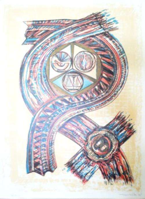 WOW!! LARGE DIRK MEERKOTTER LITHO NUMBERED 122/250 & DATED '85 650mm X 475mm VALUE R2500