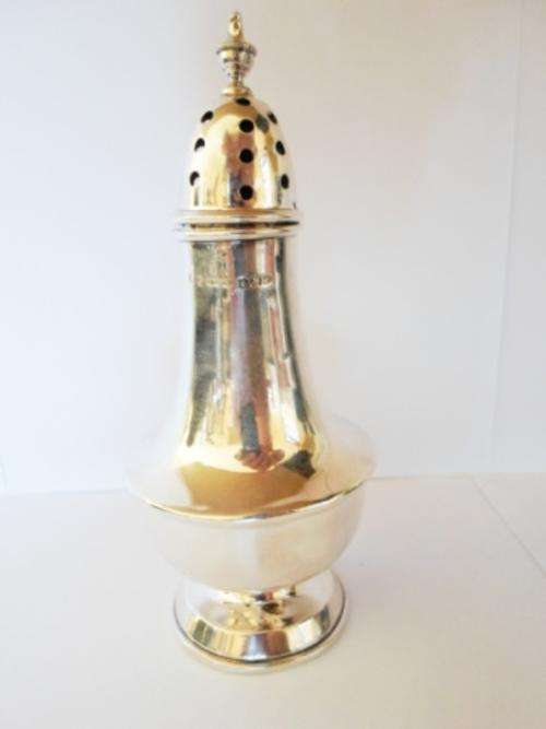 LOVELY!! 1923 BIRMINGHAM SILVER SUGAR CASTOR BY CS*FS 76,3gr