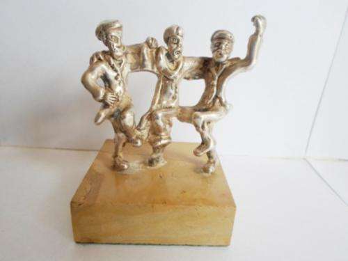 WOW!! STUNNING STERLING SILVER FIGURAL SCULPTURE BY FAY AVISHAY OF ISRAEL