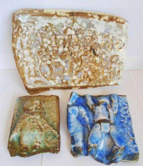 WOW!! COLLECTION OF 3 JOHN BAUER CERAMIC ART TILES, VALUE R1400!!!!