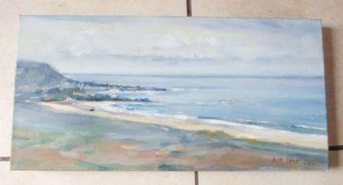 BEAUTIFUL!! OIL ON CANVAS BY BETH LOWE OF KOMMETJIE DATED 2012 510mm X 250mm