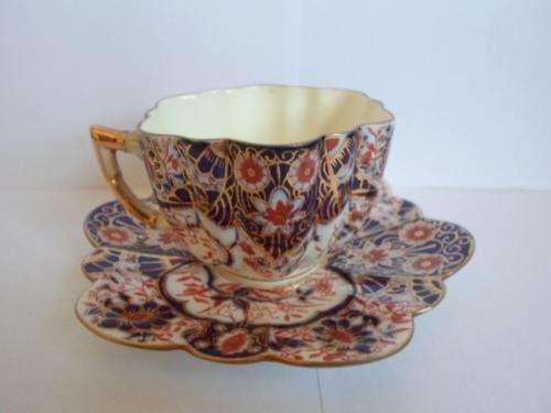 WOW!! VICTORIAN THE FOLEY CHINA PRE SHELLY TEA CUP & SAUCER DATED 1888 VALUE R1500, WOW!!