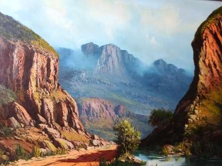 WOW!! HUGE!! D. BIANCHINI OIL ON BOARD ABSOLUTELY STUNNING WORK!! 910 X 605mm VALUE R4500 WOW!!