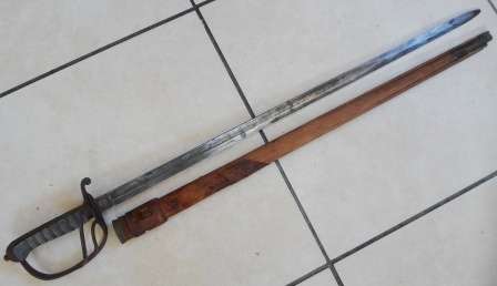 WOW!! 19th CENTURY BRITISH SABRE MARKED "PROVED" ON THE BLADE WOW!! WOW!!