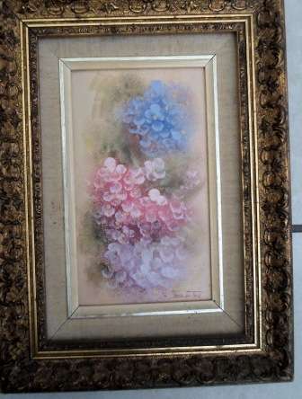WOW!! JANA DU TOIT "KRISMISROSE" '88 OIL ON BOARD 220 X 130mm VALUE R1500!! STUNNING PAINTING