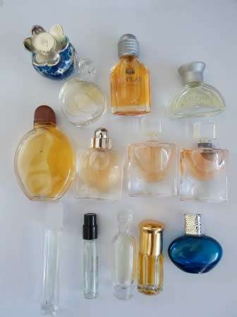 WOW!!! COLLECTION OF 13 MINI FRAGRANCES, OBSESSION, LANCOMBE, GUCCI, ESTE LAUDER ETC. HAVE A LOOK!!
