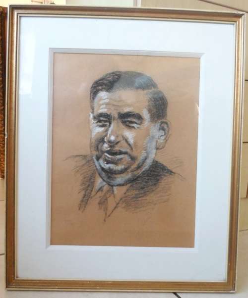 INVESTMENT!!  GREGOIRE BOONZAIER PASTEL ON PAPER DATED '67    780 X 430mm VALUE R15000