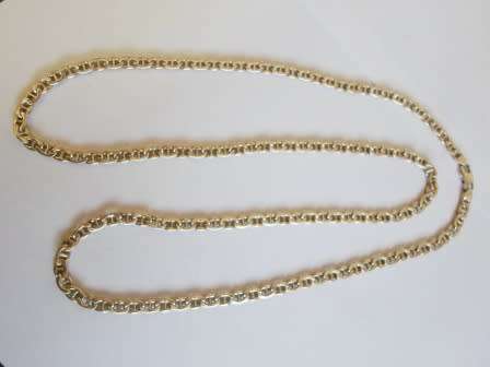 WOW!! THICK VINTAGE ITALIAN STERLING SILVER EXTRA LENGTH CHAIN 825 X 5mm  50,0g VALUE R1500