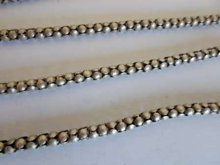 WOW!! FABULOUS THICK ITALIAN MATT FINISH STERLING SILVER CHAIN 650 X 4mm  15,8g WOW!!!