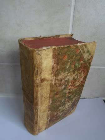 WOW!! SUPER RARE!! 1728 GERMAN VELLUM BOUND NEW TESTIMENT BIBLE  291 YEARS OLD  AMAZING!! WOW!!