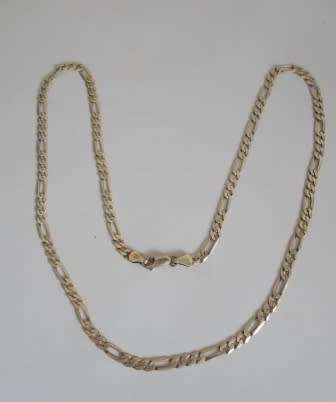 WOW!! VINTAGE ITALIAN STERLING SILVER CHAIN 565 X 5mm  10,7g WOW!!
