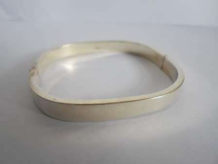 WOW! LOVELY VINATGE STERLING SILVER CLIP BANGLE 13,8g  WOW!!