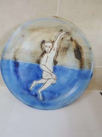 WOW!! STUNNING SIGNED SOUTH AFRICAN CERAMIC ART PLATES STUNNING!! WOW!!