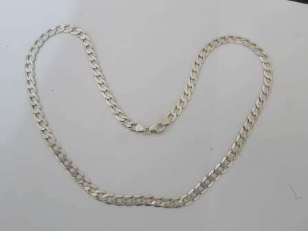 WOW!! VINTAGE ITALIAN STERLING SILVER CHAIN 17,1g   505 X 6mm  WOW!!  WOW!!