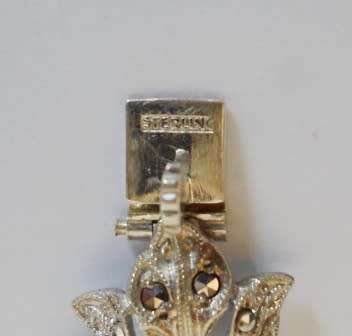 EXQUISITE!! STERLING SILVER, MARCASITE BRACELET CIRCA 1950's 20,1g VALUE R1200 WOW!!