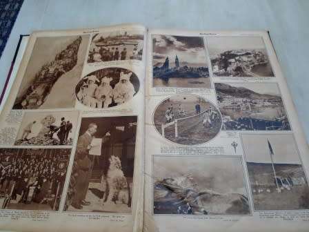 AMAZING!!HUGE RARE 1928 CAPE TIMES INTAGLIO SUPPLEMENTS FULL OF PICS WOW!! WOW!!