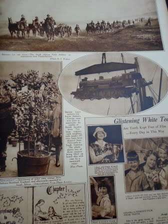 AMAZING!!HUGE RARE 1928 CAPE TIMES INTAGLIO SUPPLEMENTS FULL OF PICS WOW!! WOW!!