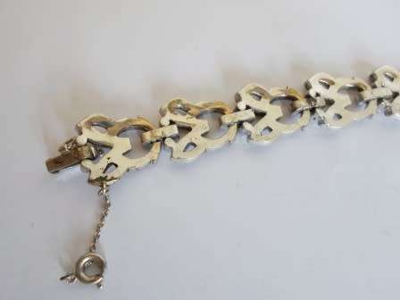 SPECTACULAR!! LARGE QUALITY VINTAGE STERLING SILVER MARCASITE BRACELET   36,7g  WOW!!