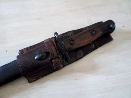 WOW!! 1907 REMINGTON S.A.P BAYONET IN AMAZING CONDITION COMPLETE PIECE WOW!!