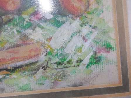 SO CUTE!! SIGNED OIL ON CARD OF CAT STARING OUT A WINDOW!!  180 X 170mm WOW!!