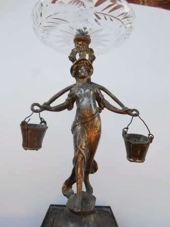 WOW!! STUNNING VICTORIAN SILVER PLATED CENTERPIECE CIRCA 1890's WOW!!