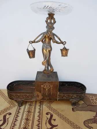 WOW!! STUNNING VICTORIAN SILVER PLATED CENTERPIECE CIRCA 1890's WOW!!