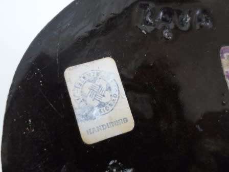 VERY RARE!! MID CENTURY GLIT LAVA VASE  CIRCA 1960's WOW!!