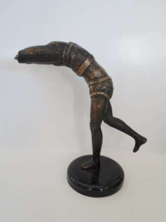 INCREADIBLE!! HEAVY ABTRACT BRONZE OF MALE FIGURE AMAZING PIECE!! WOW!!