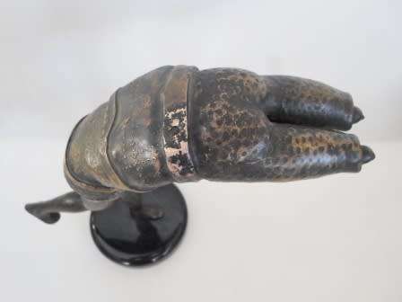 INCREADIBLE!! HEAVY ABTRACT BRONZE OF MALE FIGURE AMAZING PIECE!! WOW!!