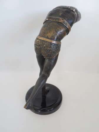 INCREADIBLE!! HEAVY ABTRACT BRONZE OF MALE FIGURE AMAZING PIECE!! WOW!!