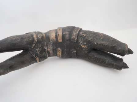 INCREADIBLE!! HEAVY ABTRACT BRONZE OF MALE FIGURE AMAZING PIECE!! WOW!!