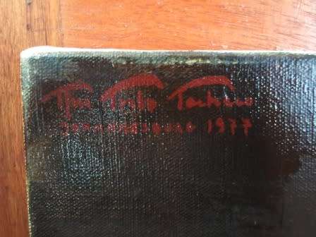 MAGNIFICENT!! POSCH JOHANNESBURG LADY OIL ON CANVAS SIGNED & DATED '77 950 X 700mm  WOW!!