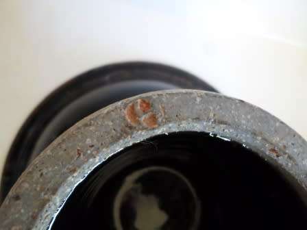 WOW!! RARE HYME RABINOWITZ BROWN GLAZED PEDISTAL BOWL  200 X 130mm VALUE R2200 WOW!!