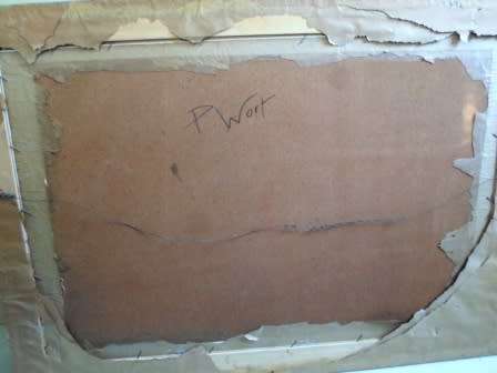 BEAUTIFUL!! P. WORT OIL ON CANVAS ON BOARD  830 X 550mm  VALUE R2500