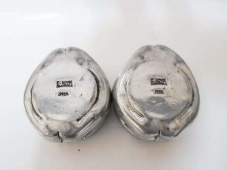 LOVELY PAIR OF 2004 CARROL BOYES MAN SALT CELLARS WOW!