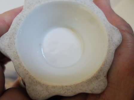 SUPERB!! 19TH CENTURY HAND PAINTED CUP & SAUCER WITH MAHOGANY STAND AMAZING FIND!! WOW!!