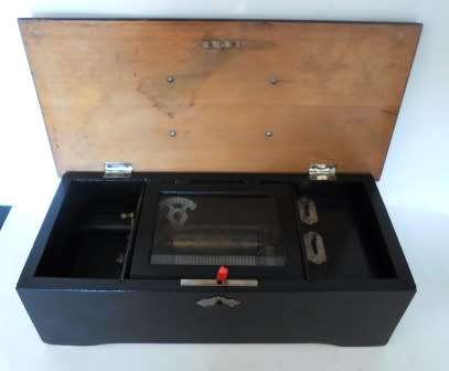 RARE!! 19TH CENTURY SWISS 8 TUNE MUSIC BOX 375mm VALUE R6500 WOW!!