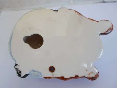 WOW!! VINTAGE PORCELAIN WALL FACE MASK CIRCA 1930's