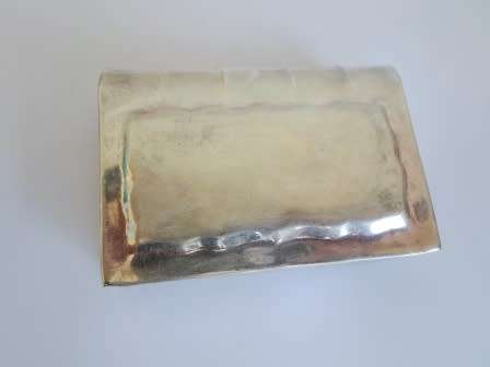 STUNNING!! BOOK FORM SILVER PLATED TRINKET BOX WOW!!