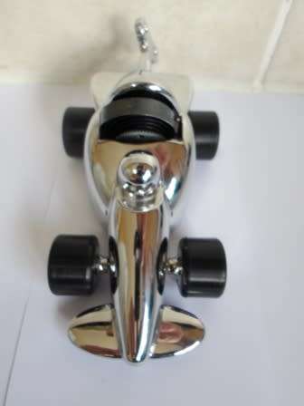 F1 FANS!! BOXED TROIKA WIND UP F1 CAR DESK PIECE DESIGNED BY HAUKE MURKEN & SVEN HANSEN WORKING!!