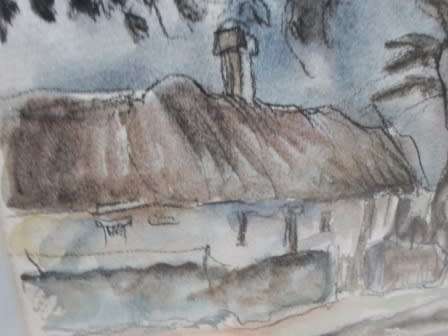 RARE!! TONY GROGAN "WYNBERG CAPE"  WATERCOLOUR   280 X 200mm VALUE R3500 WOW